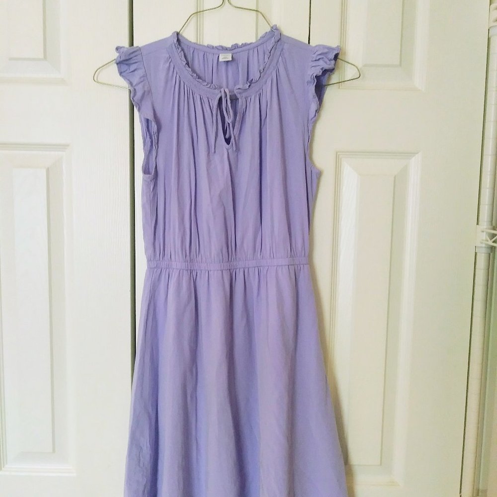 Knee-Length Lavender Dress